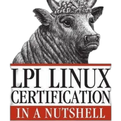lpi, linux, certification, nutshell, book, cover, featuring, black transparent PNG cut-out