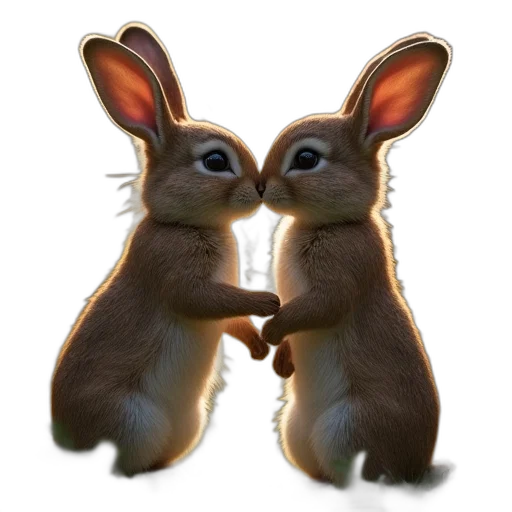 animal, photorealistic, concept art, 3d render, cartoon, tale, peter, rabbit transparent PNG cut-out