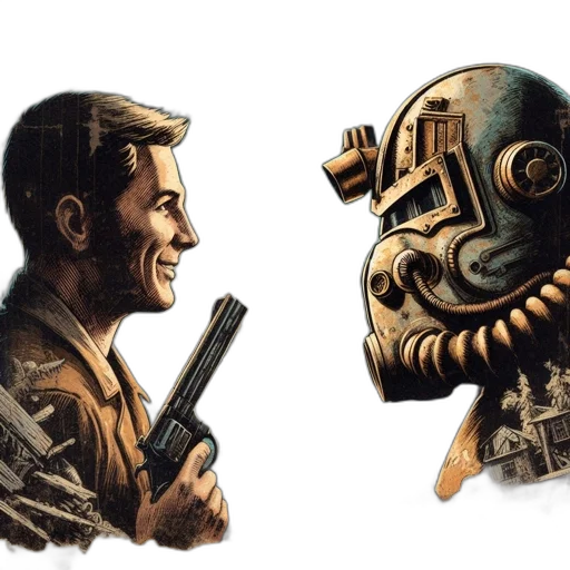 robot, mask, face, weapon, concept art, comic book art, photorealistic, fantasy art transparent PNG cut-out