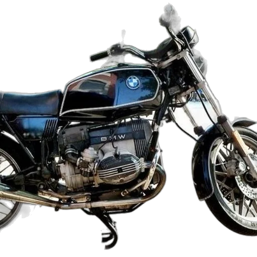 photorealistic, 3d render, sleek, black, bmw, motorcycle, chrome, accents transparent PNG cut-out