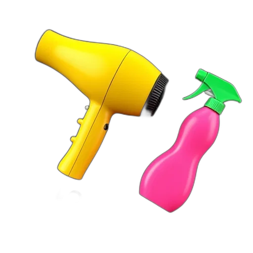 weapon, staff, bottle, umbrella, 3d render, vaporwave, concept art, neon transparent PNG cut-out