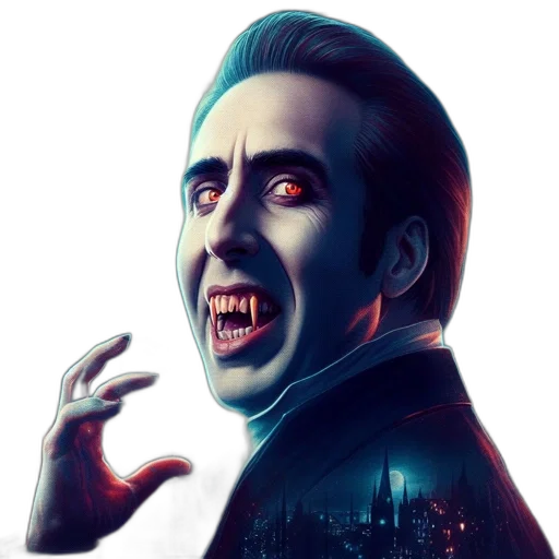 face, concept art, comic book art, photorealistic, fantasy art, vampiric, figure, elongated transparent PNG cut-out