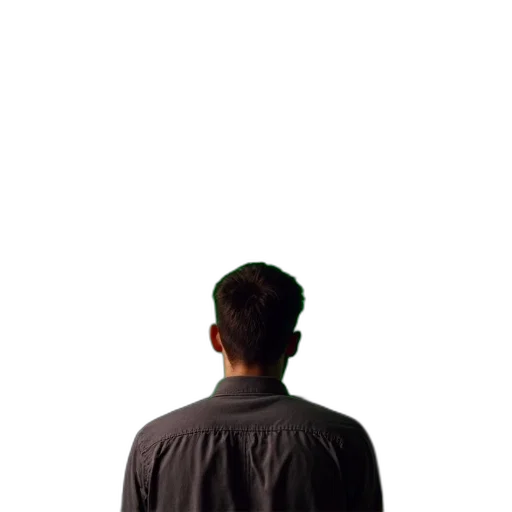 jacket, staff, face, robot, 3d render, photorealistic, pixel art, concept art transparent PNG cut-out