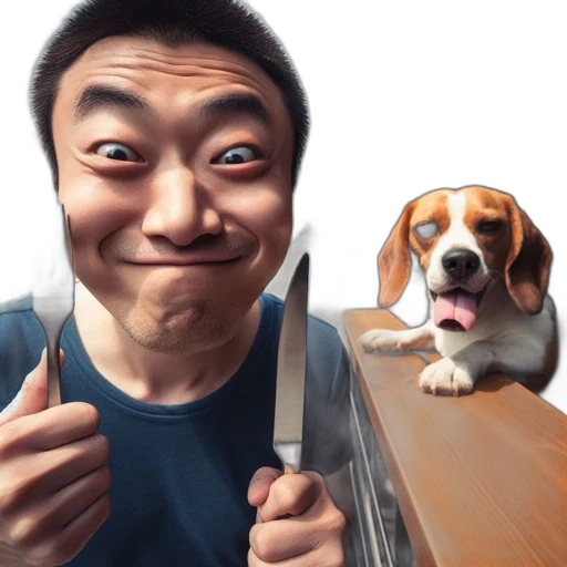 face, animal, staff, photorealistic, oil painting, cartoon, watercolor, man transparent PNG cut-out