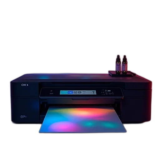 vaporwave, oki, led, printer, 6480n, color transparent PNG cut-out