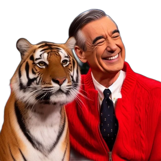animal, creature, jacket, photorealistic, concept art, cartoon, red, man transparent PNG cut-out