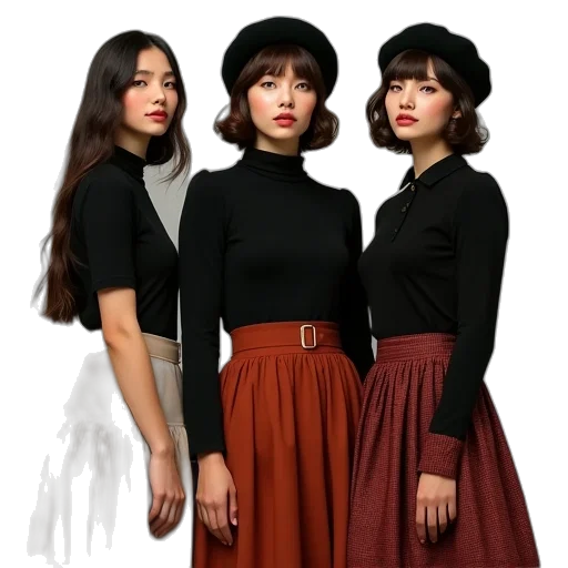 staff, dress, photorealistic, oil painting, 3d render, dark, earth tones, red transparent PNG cut-out