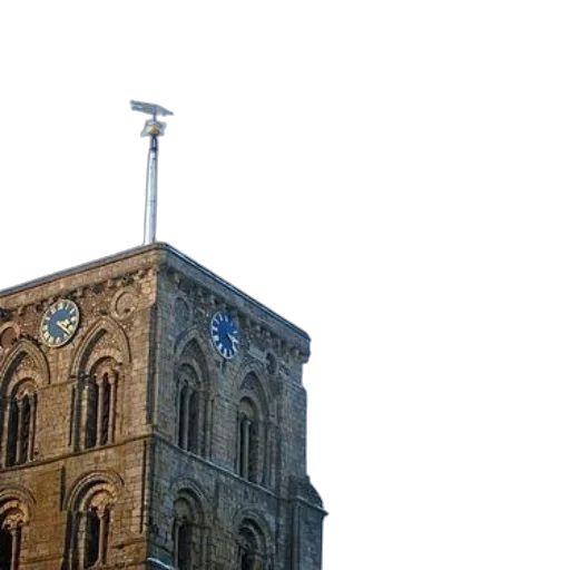 building, sword, umbrella, staff, 3d render, clock, tower, weather transparent PNG cut-out