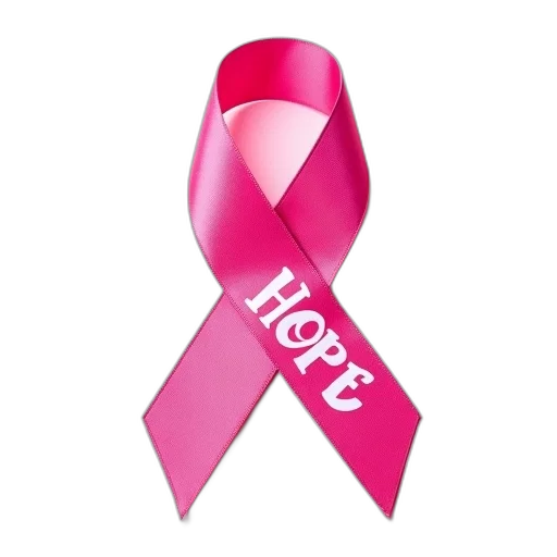 pink, breast, ribbon, word transparent PNG cut-out