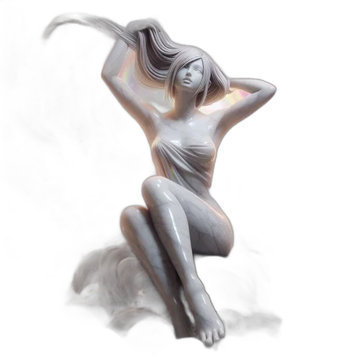 dress, jewelry, mask, creature, concept art, fantasy art, photorealistic, 3d render transparent PNG cut-out