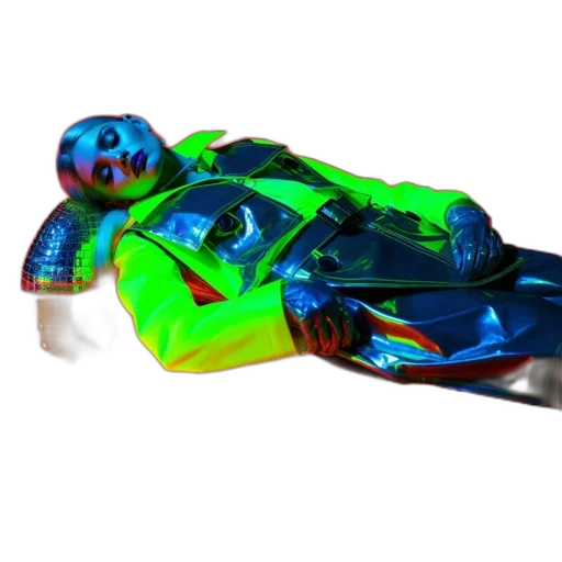 robot, weapon, car, jewelry, 3d render, concept art, neon, woman transparent PNG cut-out