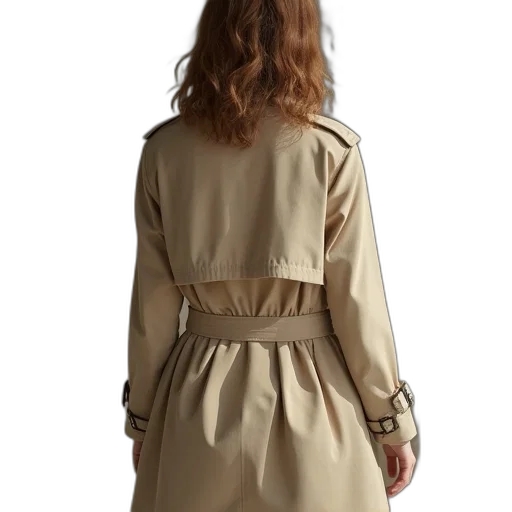 jacket, dress, staff, earth tones transparent PNG cut-out