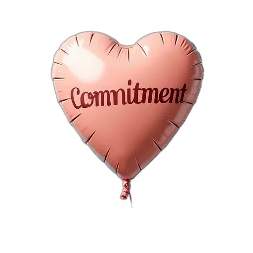 jewelry, balloon, words, commitment transparent PNG cut-out