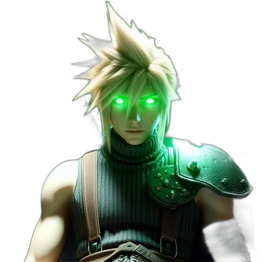 mask, face, staff, weapon, concept art, 3d render, fantasy art, cyberpunk transparent PNG cut-out