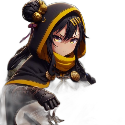 weapon, staff, sword, hat, fantasy art, anime, concept art, pixel art transparent PNG cut-out