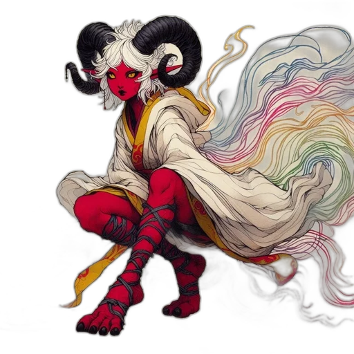 dragon, mask, creature, concept art, fantasy art, comic book art, watercolor, red transparent PNG cut-out
