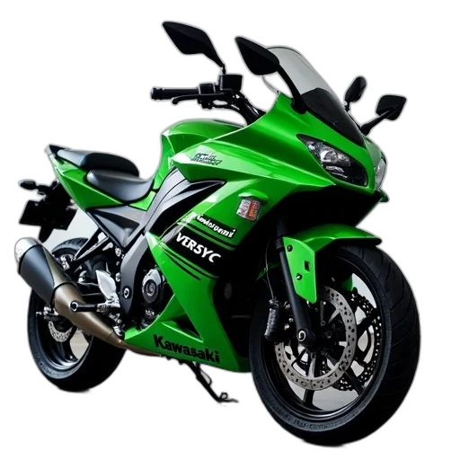 weapon, photorealistic, 3d render, green transparent PNG cut-out