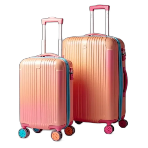 3d render, pastel, colorful, two transparent PNG cut-out