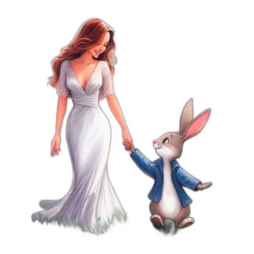 dress, concept art, pixel art, watercolor, fantasy art, fire, flowering, meadow transparent PNG cut-out