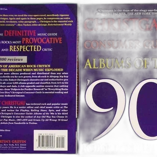 book, cover, title, consumer, guide, albums, 90s, robert transparent PNG cut-out