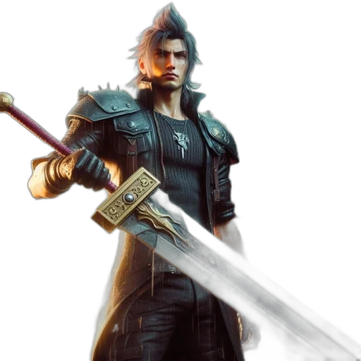 sword, weapon, staff, concept art, fantasy art, 3d render, cyberpunk, urban transparent PNG cut-out