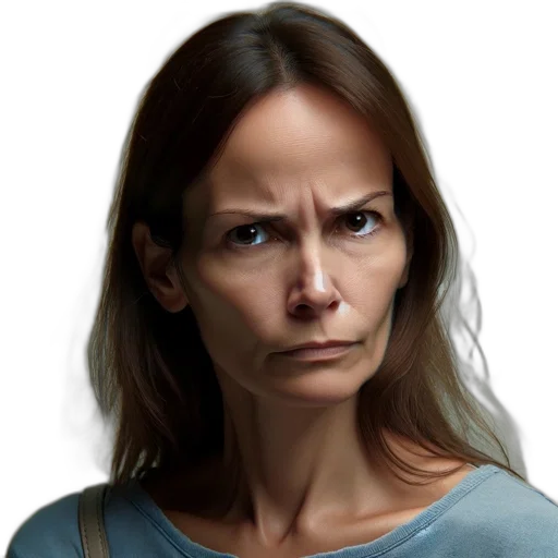 face, staff, photorealistic, 3d render, concept art, intimate, portrait, woman transparent PNG cut-out