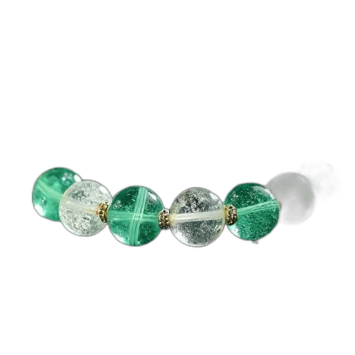 jewelry, crown, green, close-up, image, bracelet, variety, beads transparent PNG cut-out