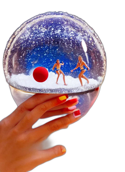 snow, outer space, globe, gift transparent PNG cut-out