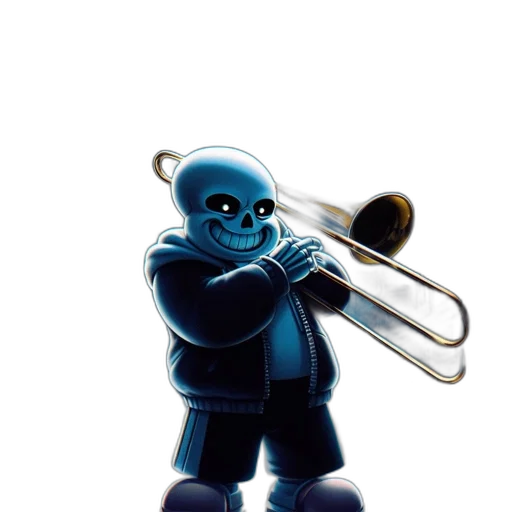 staff, robot, mask, weapon, concept art, 3d render, cartoon, blue transparent PNG cut-out