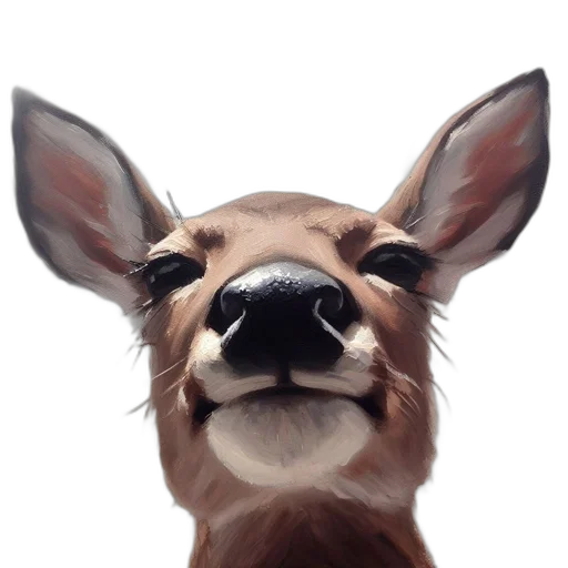 animal, face, staff, mask, photorealistic, watercolor, concept art, oil painting transparent PNG cut-out