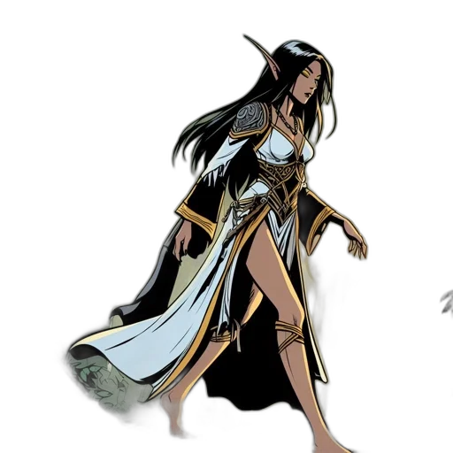 concept art, fantasy art, comic book art, pixel art transparent PNG cut-out