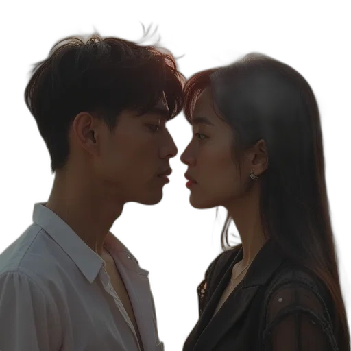 photorealistic, neon lights, jang, eun transparent PNG cut-out