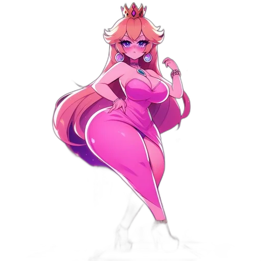 crown, dress, staff, creature, concept art, fantasy art, pixel art, anime transparent PNG cut-out