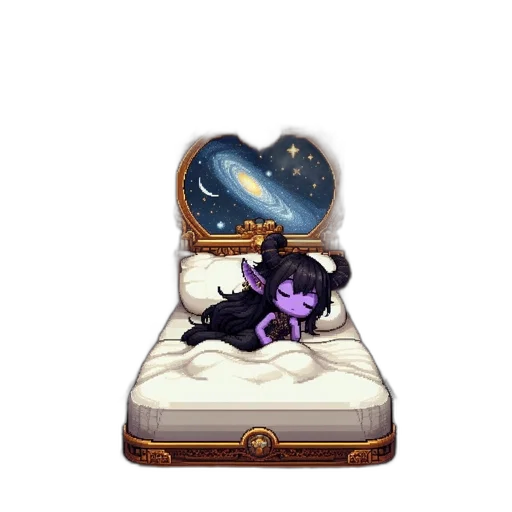 staff, furniture, dragon, pixel art, fantasy art, concept art, cartoon, outer space transparent PNG cut-out