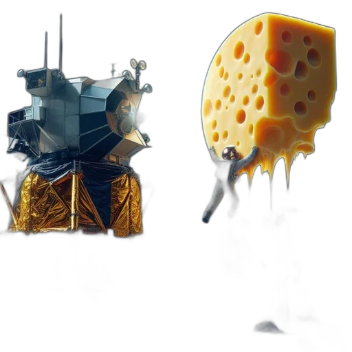 food, robot, weapon, concept art, 3d render, fantasy art, photorealistic, outer space transparent PNG cut-out