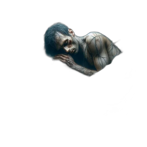 face, creature, mask, jewelry, photorealistic, concept art, watercolor, pencil sketch transparent PNG cut-out