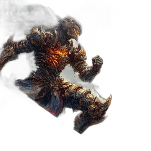 dragon, weapon, creature, sword, fantasy art, concept art, photorealistic, 3d render transparent PNG cut-out