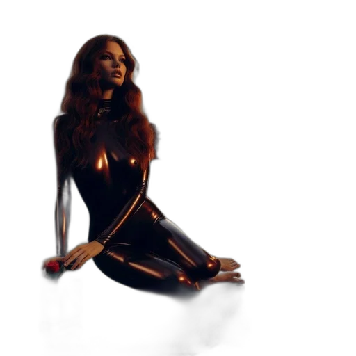 dress, jewelry, concept art, 3d render, comic book art, pixel art, neon lights, fire transparent PNG cut-out