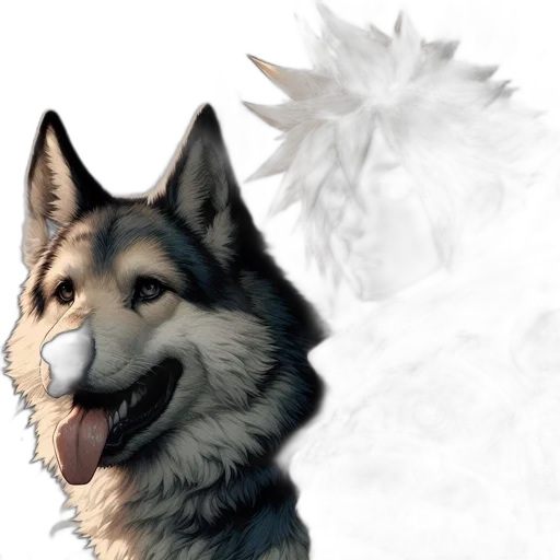 animal, staff, face, creature transparent PNG cut-out