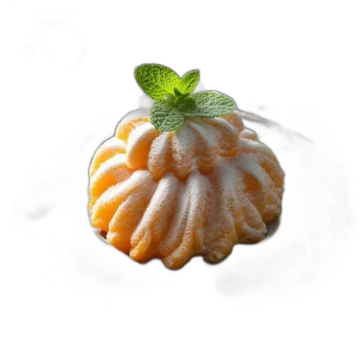 food, crown, flower, hat, photorealistic, 3d render, concept art, watercolor transparent PNG cut-out