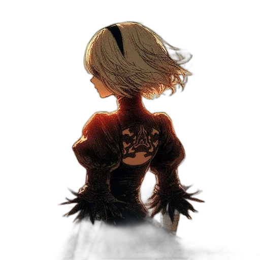 dress, hair, crown, mask, concept art, fantasy art, 3d render, pixel art transparent PNG cut-out