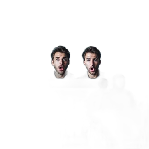 face, mask, creature, hair, 3d render, concept art, pixel art, photorealistic transparent PNG cut-out