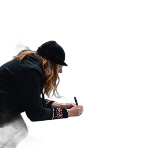hat, staff, jacket, weapon, photorealistic, concept art, fire, fog transparent PNG cut-out