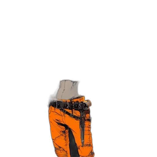 bottle, jacket, shoes, dress, 3d render, photorealistic, concept art, fire transparent PNG cut-out