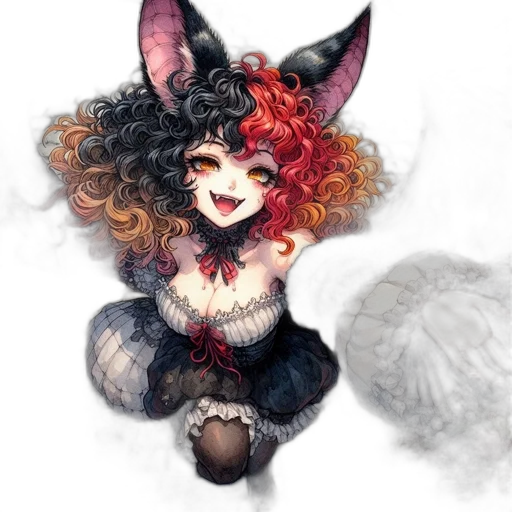 mask, creature, staff, animal, fantasy art, watercolor, concept art, pixel art transparent PNG cut-out