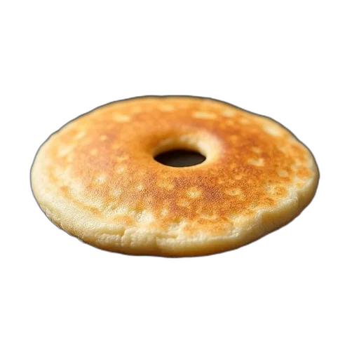 food, jewelry, hat, weapon, 3d render, photorealistic, pancake, hole transparent PNG cut-out