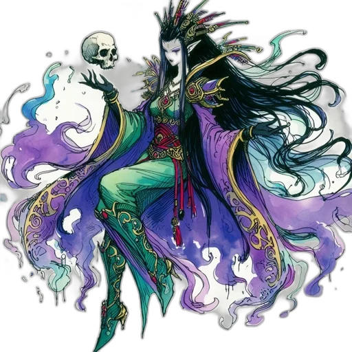 staff, mask, concept art, fantasy art, pixel art, watercolor, dark, monochrome transparent PNG cut-out