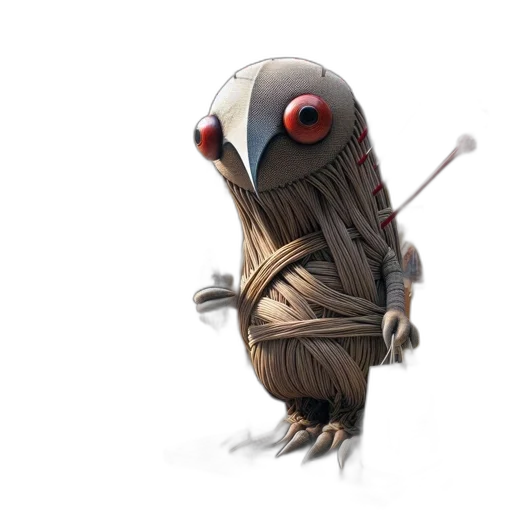 creature, staff, robot, animal, concept art, fantasy art, 3d render, pixel art transparent PNG cut-out