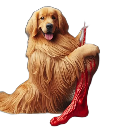 animal, shoes, hair, creature, photorealistic, concept art, watercolor, oil painting transparent PNG cut-out