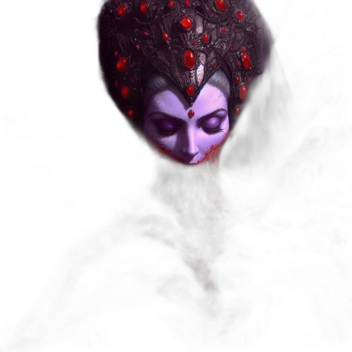 mask, crown, creature, face, concept art, fantasy art, photorealistic, 3d render transparent PNG cut-out